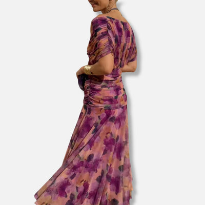 Elysea™ Luna - Elegant Dress With V-Neckline