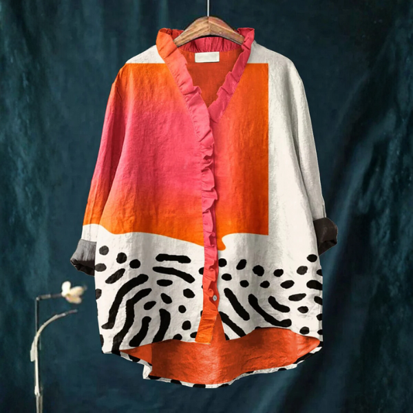 Celeste | Sunset Mosaic Blouse