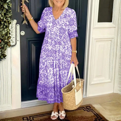 Keisha | Graceful V-Neck Floral