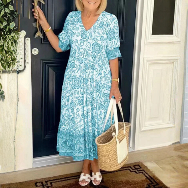 Keisha | Graceful V-Neck Floral