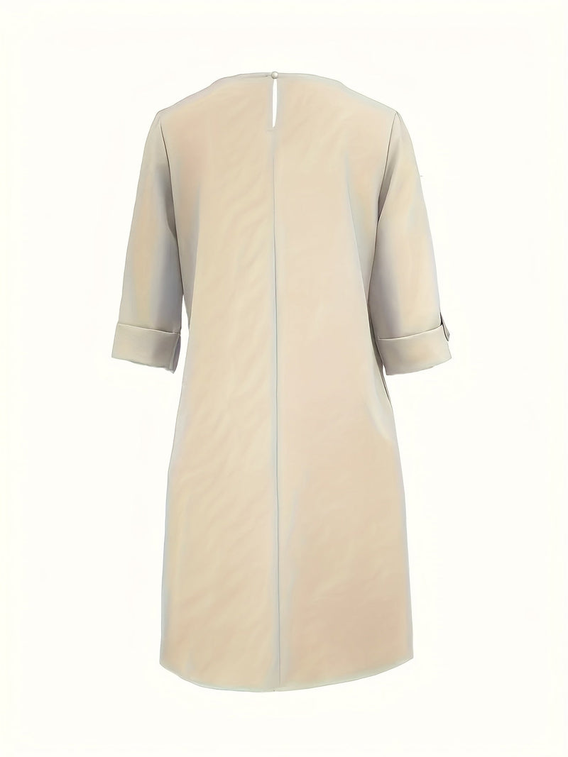 Kayana - Comfortable Round Nek Dress