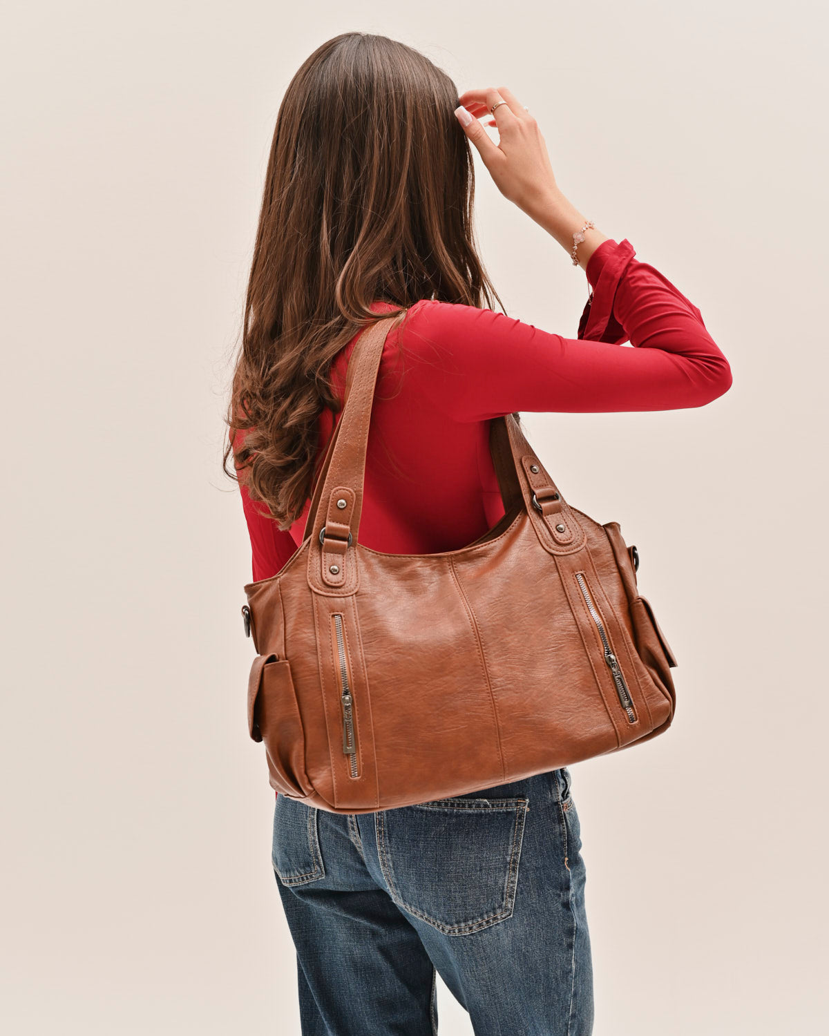 It girl city bag - Camel
