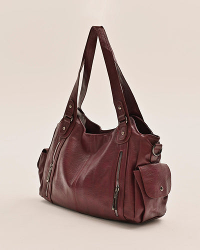 It girl city bag - Burgundy