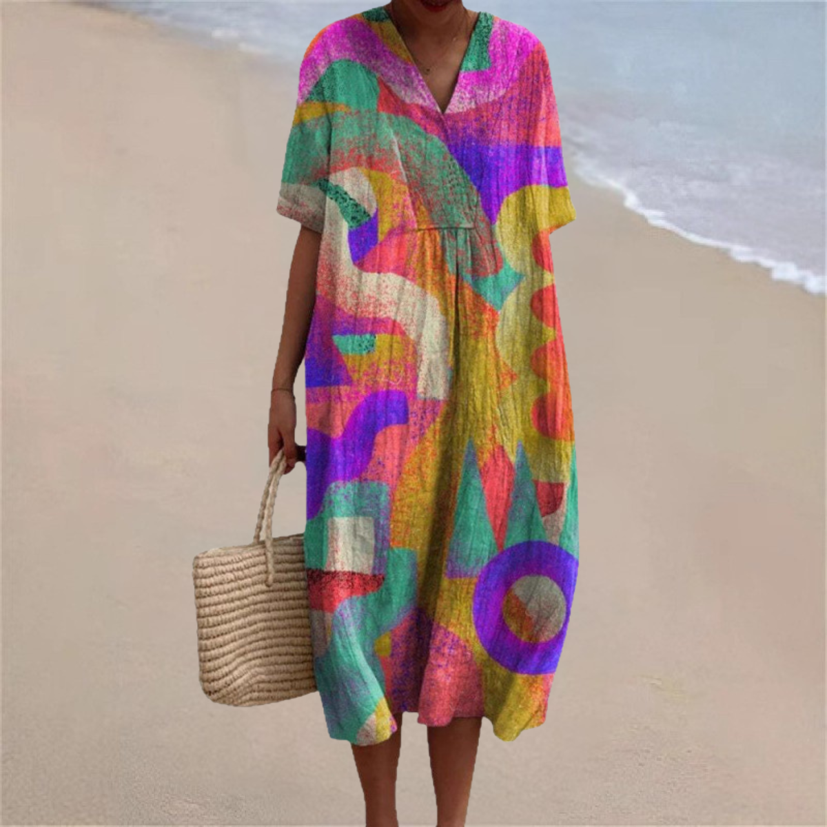 Aylin | Abstract Summer Dress