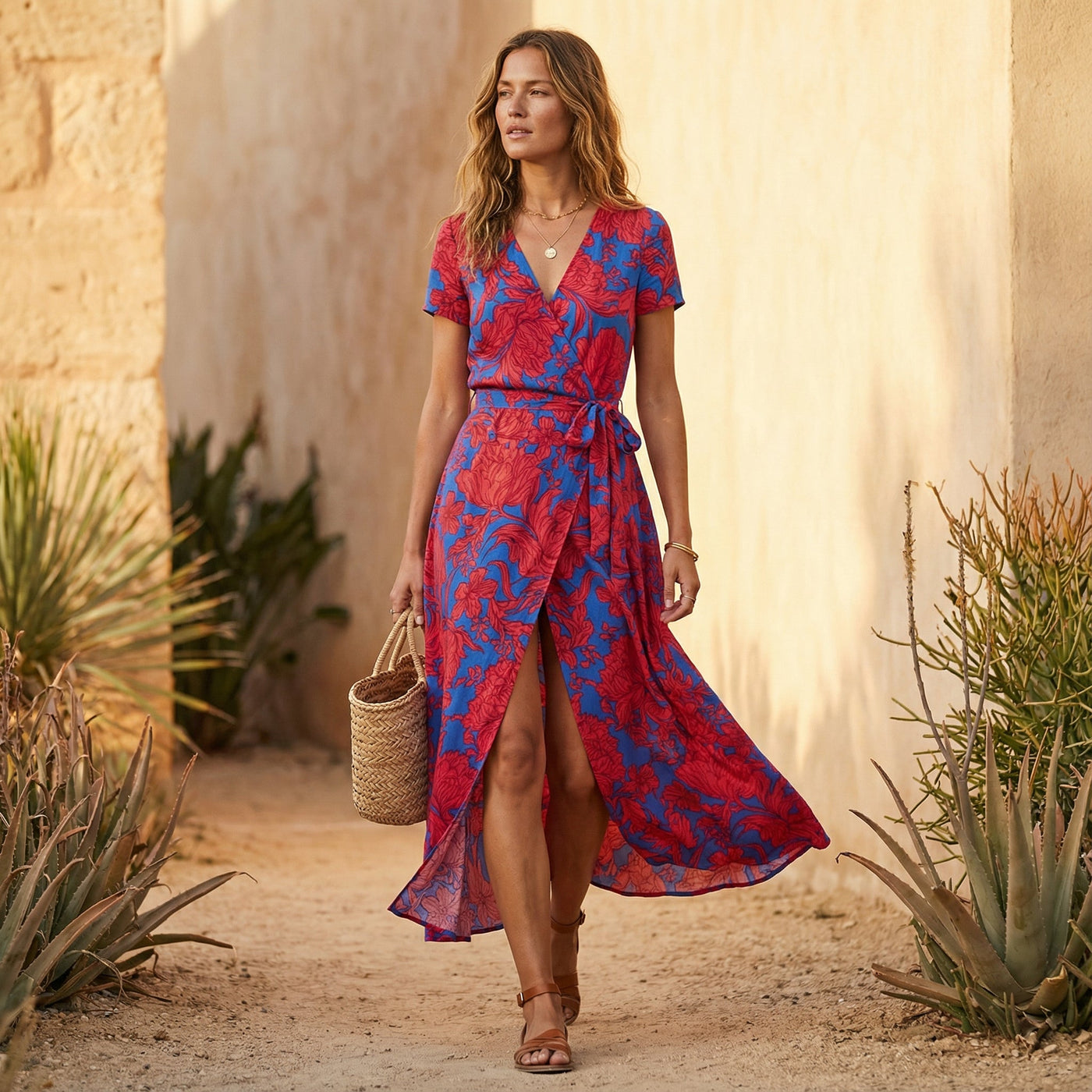 Linda | Summer Floral Dress