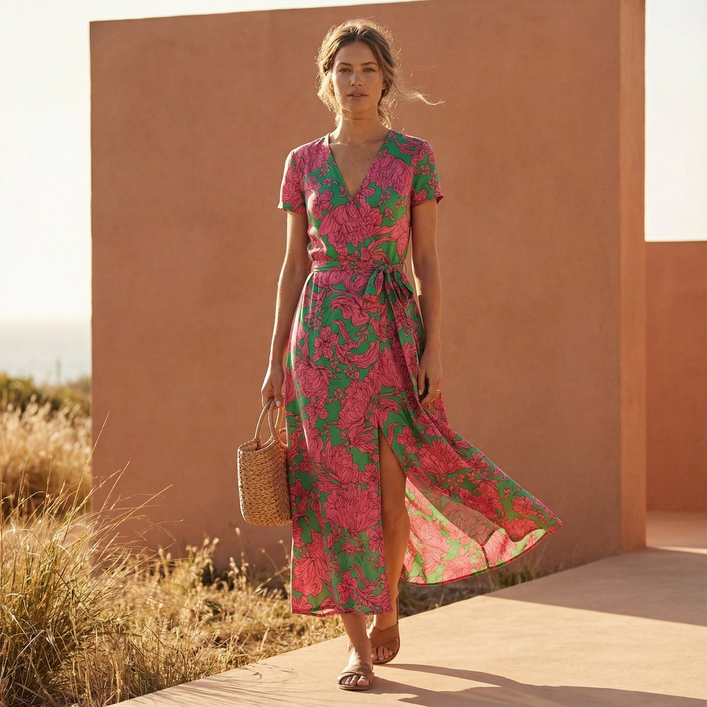 Linda | Summer Floral Dress