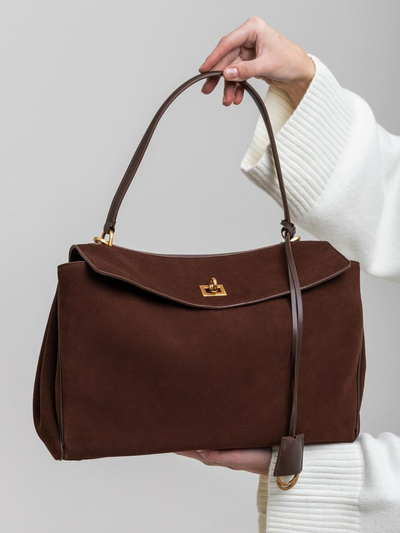 Célia Suede Bag - Mocha