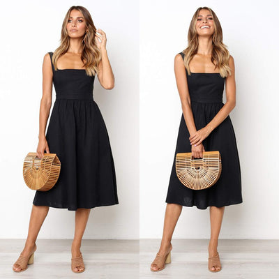 Ravelle - Timeless Square-Neck Dress