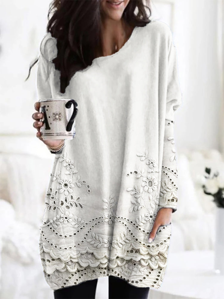 Nora | Printed Cozy Sweater