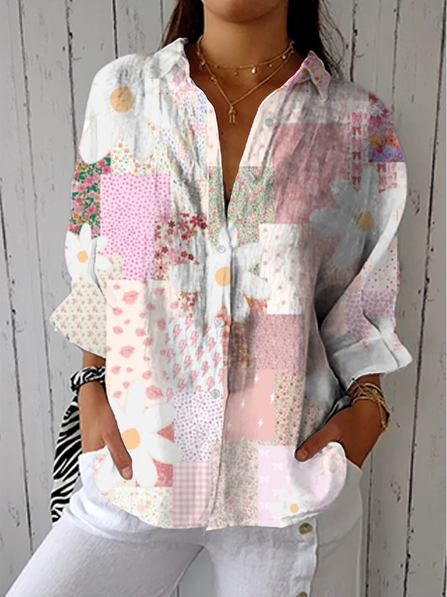 Nancy™ Patchwork Daisy Blouse