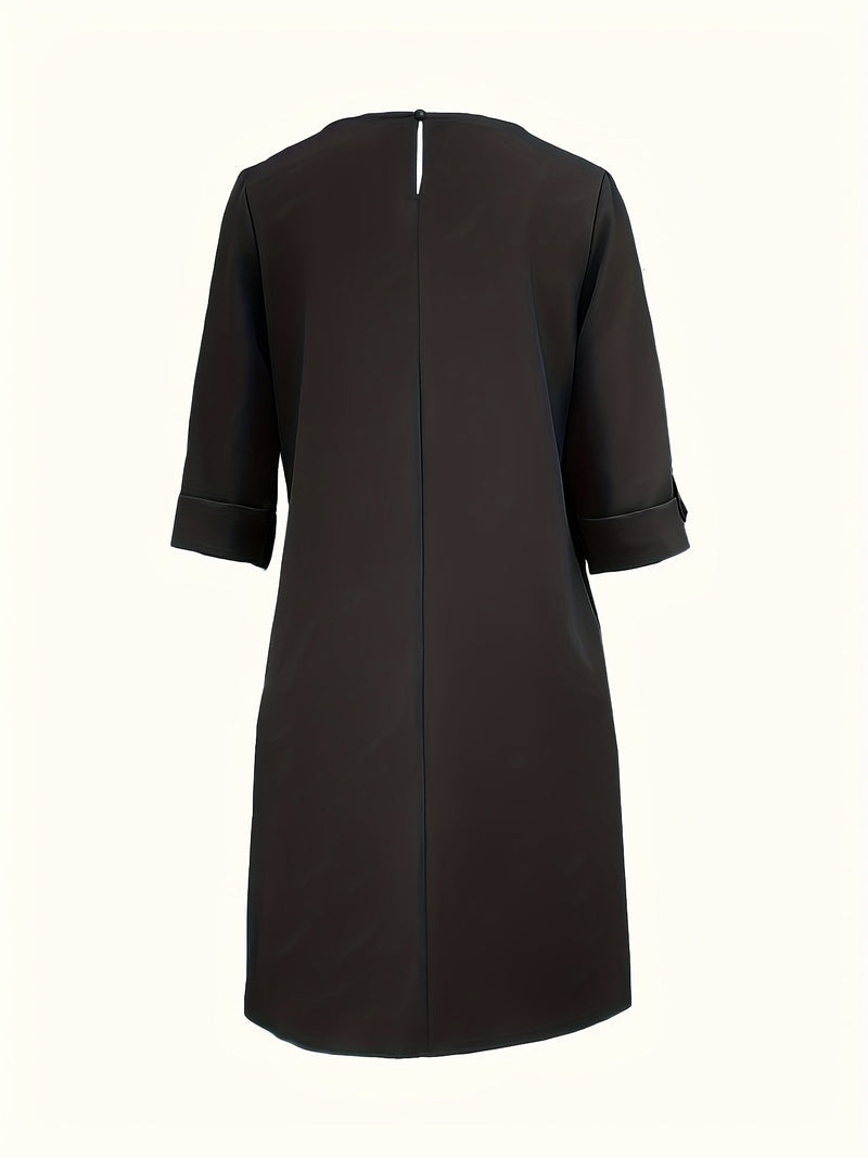 Kayana - Comfortable Round Nek Dress