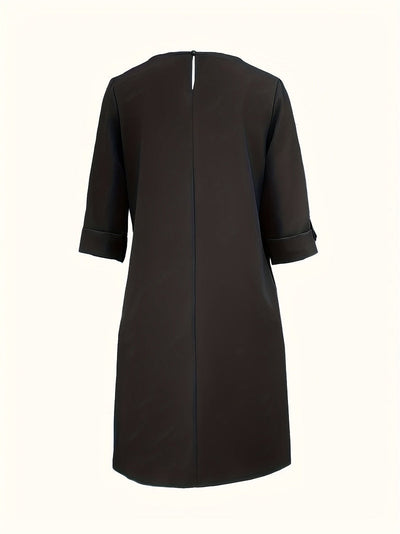 Kayana - Comfortable Round Nek Dress