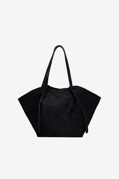 Ava Knot Suede Bag